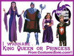 King, Queen & Princess Costumes  