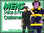 Men's Adult Police and Fireman Costumes 
