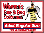 Women's Bee Bug & Butterfly Costumes Adult Regular