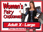 Women's Fairy Costumes (Adult Plus Size - X-Large)