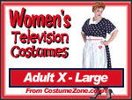 Women's Television Costumes (Adult Plus Size- X-L)
