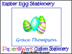 Easter Egg Stationery, Party Invitations & Thank You Notes