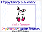 Floppy Bunny Stationery, Party Invitations & Thank You Notes