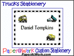 Trucks Stationery, Party Invitations & Thank You Notes