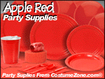 Apple Red Party Supplies