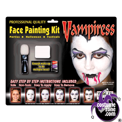 scary vampire makeup. vampire make up